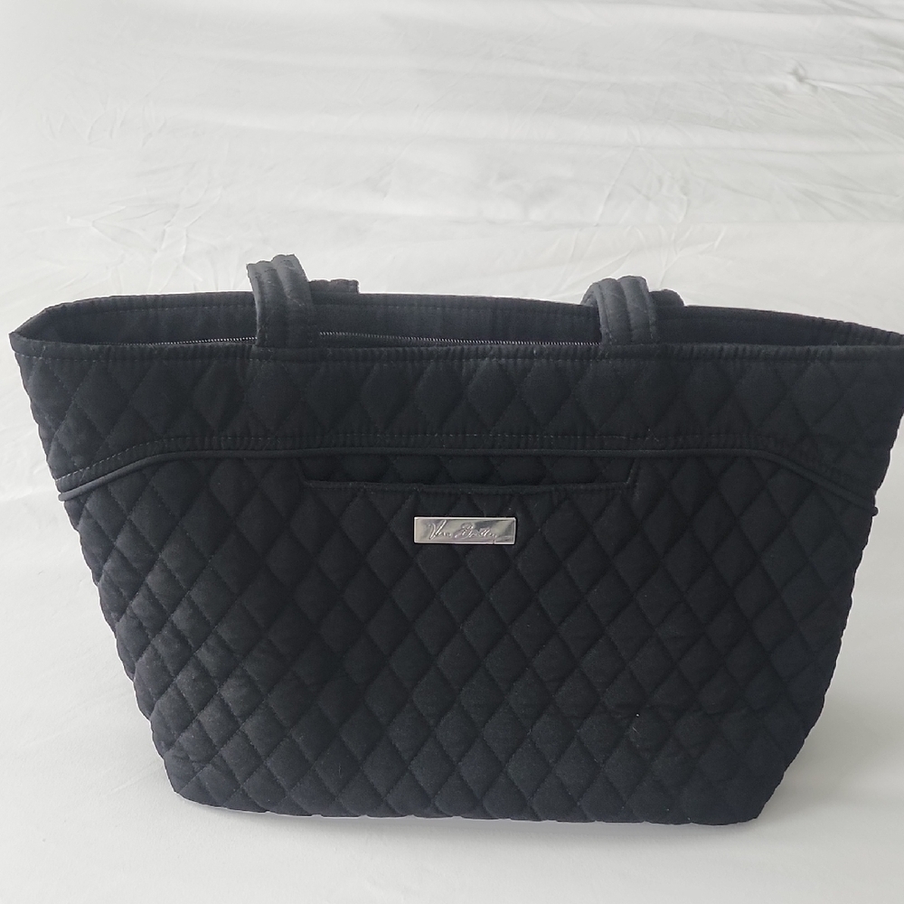 Vera Bradley Black Quilted Tote